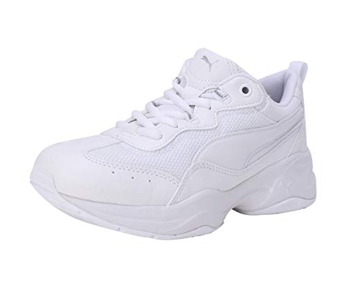 PUMA Cilia, Zapatillas Mujer, Blanco (White/Gray Violet/Silver), 42 EU