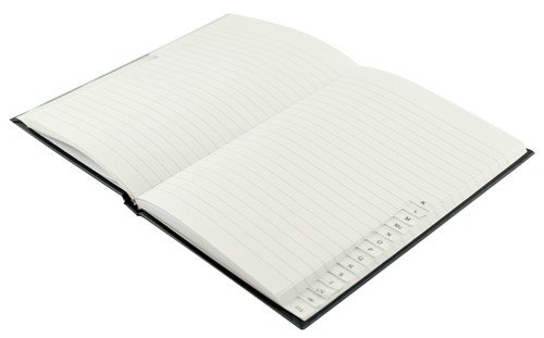 Q-Connect KF01064 - Cuaderno con índice, tamaño A5