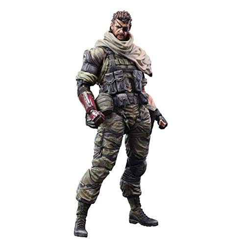 QINGQING Metal Gear Solid: Peace Walker Solid Snake Figura Figma 11 Pulgadas