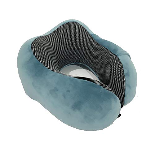 QXTDYX Almohada De Viaje, Espuma De Memoria Almohada En Forma De U, Utilizado En Vagones De Avión, Oficinas De Trenes Y Hogares, Ergonómico Almohada Ortopédica Cervica,9