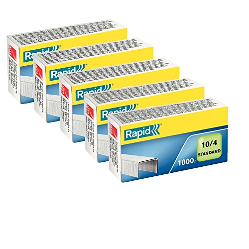 RAPID 24863000 - Caja 5000 grapas 10/4 mm Standard galvanizada RAPID 24863000 - Caja 5000 grapas 10/4 mm Standard galvanizada
