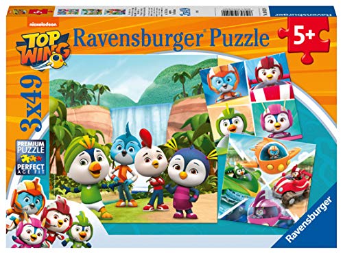 Ravensburger - Puzzle Top Wing, pack de 3 x 49 piezas (05052)