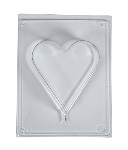 Rayher Fundición para: Corazón, 8.5 x 9.2 cm, Profundidad 3 cm, plástico, Transparente, 20 x 13 x 3.5 cm, 4 Unidades de Medida Rayher Fundición para: Corazón, 8.5 x 9.2 cm, Profundidad 3 cm, plástico, Transparente, 20 x 13 x 3.5 cm, 4 Unidades de Medida