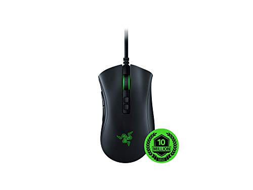 Razer DeathAdder V2 - Ratón para Juegos USB con Cable con Comodidad Ergonómica, Interruptores Ópticos, Enfoque Óptico + Sensor de 20 K, Cable Speedflex, Memoria Integrada, Programable