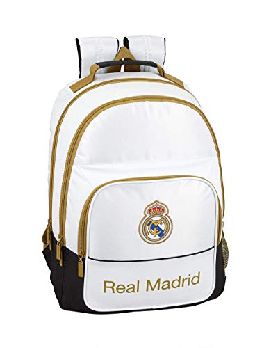 Real Madrid niños Equipaje, Blanco, Dorado, Talla Única