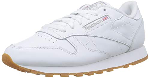 Reebok Classic Leather Zapatillas, Mujer, Blanco (Int-White / Gum), 39 EU Reebok Classic Leather Zapatillas, Mujer, Blanco (Int-White / Gum), 39 EU