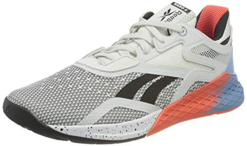 Reebok Nano X, Zapatillas de Deporte Mujer, Blanco/FLUBLU/VIVDOR, 39 EU Reebok Nano X, Zapatillas de Deporte Mujer, Blanco/FLUBLU/VIVDOR, 39 EU