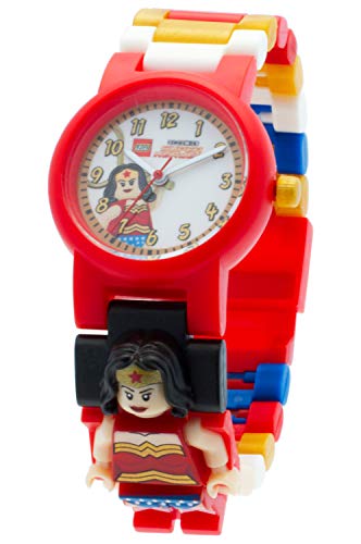 Reloj infantil modificable con figurita de Wonder Woman de LEGO DC Comics 8020271 Super Heroes Reloj infantil modificable con figurita de Wonder Woman de LEGO DC Comics 8020271 Super Heroes