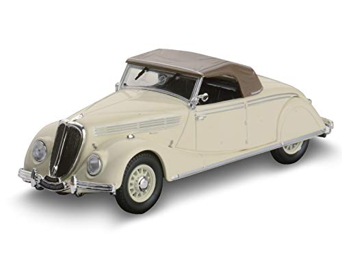 Renault Norev Viva Grand Sport 1935 modèle Cabriolet - 2 Puertas - Coleccionable Diecast tamaño escala 1/43 - Crema Renault Norev Viva Grand Sport 1935 modèle Cabriolet - 2 Puertas - Coleccionable Diecast tamaño escala 1/43 - Crema