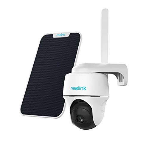Reolink Solar Cámara de Seguridad Exterior Inalámbrica 3G/4G LTE, 1080P HD Cámara Recargable, Audio de 2 Vías, con Pan/Tilt, Tarjeta Micro SD de 16GB, Tarjeta Vodafone V-SIM, Go PT con Panel Solar Reolink Solar Cámara de Seguridad Exterior Inalámbrica 3G/4G LTE, 1080P HD Cámara Recargable, Audio de 2 Vías, con Pan/Tilt, Tarjeta Micro SD de 16GB, Tarjeta Vodafone V-SIM, Go PT con Panel Solar
