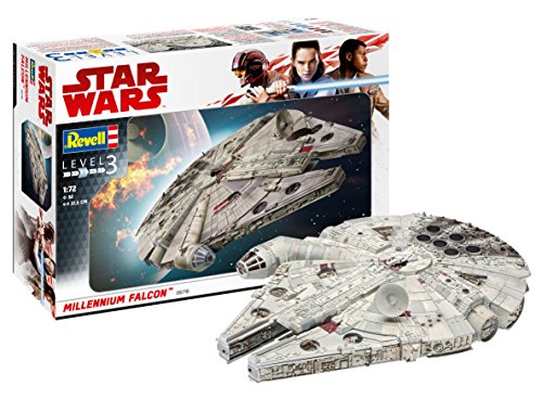 Revell GmbH 06718 Star Wars Millennium Falcon Kit de Modelo, 1: 72 Escala