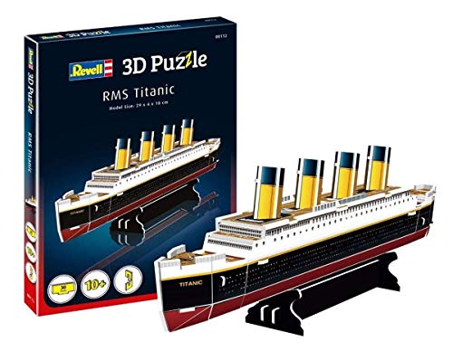 Revell- RMS Titanic 3D Puzzle, Multicolor (00112) Revell- RMS Titanic 3D Puzzle, Multicolor (00112)