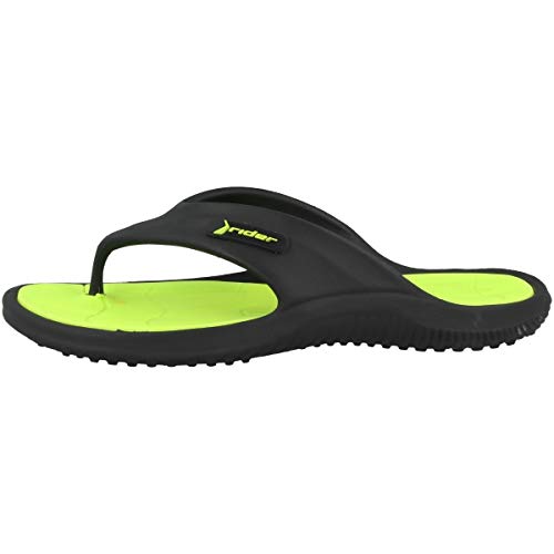 Rider Cape XIII Ad, Chanclas para Hombre, Multicolor Negro y Verde 8338 0, 41 EU