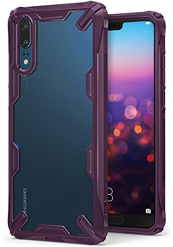 Ringke Funda Huawei P20, [Fusion-X] Ergonómico Protector TPU Back Claro PC [Protección contra Caídas de Grado Militar] La Tecnología de Absorción de Golpes Cover para P20 (2018) - Lilac Purple
