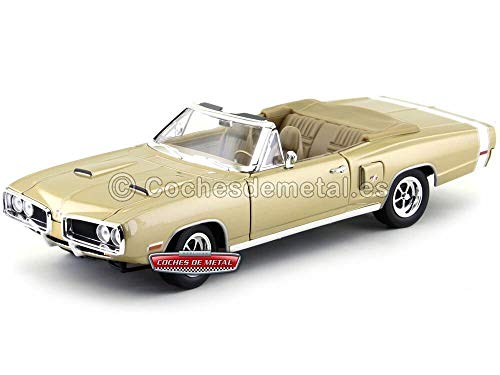 Road Signature 1970 Dodge Coronet R-T Convertible Golden Brown 1:18 Lucky Diecast 92548