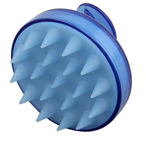 Rocita Masajeador Cuero Cabelludo,Cepillo de champú,Masajeador de Ducha,Peine de Silicona Suave para Limpieza Cuerpo y Cabello(Azul) Rocita Masajeador Cuero Cabelludo,Cepillo de champú,Masajeador de Ducha,Peine de Silicona Suave para Limpieza Cuerpo y Cabello(Azul)