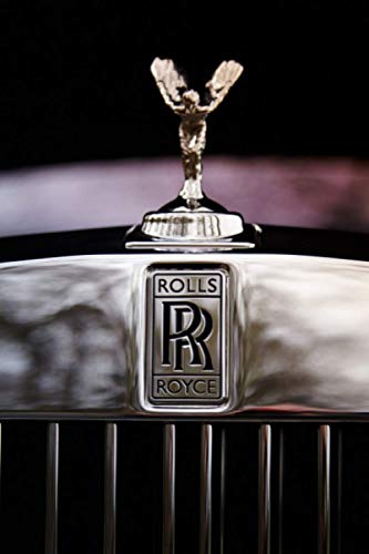 Rolls royce notebook: for fans rolls royce Notebook Dream cars 110 white lined pages 6 x 9 inches - matte finish