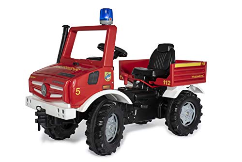 Rolly Toys 038220 rollyUnimog Fire Edition 2020 - Unimog para niños (vehículo a Pedal), Incluye RollyFlashlight, Asiento Ajustable, Ruedas silenciosas Rolly Toys 038220 rollyUnimog Fire Edition 2020 - Unimog para niños (vehículo a Pedal), Incluye RollyFlashlight, Asiento Ajustable, Ruedas silenciosas