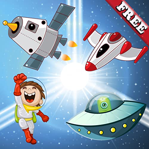 Rompecabezas para niños : descubrir la galaxia y la nave espacial ! Juegos de rompecabezas educativos - GRATIS