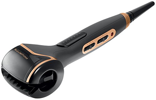 Rowenta CF3710F0 Expertise So Curls Rizador automático cerámico, selector de 3 temperaturas y 4 tiempos de rizo, rotación alterna y calentamiento en 30 segundos, Negro/Cromado Rowenta CF3710F0 Expertise So Curls Rizador automático cerámico, selector de 3 temperaturas y 4 tiempos de rizo, rotación alterna y calentamiento en 30 segundos, Negro/Cromado
