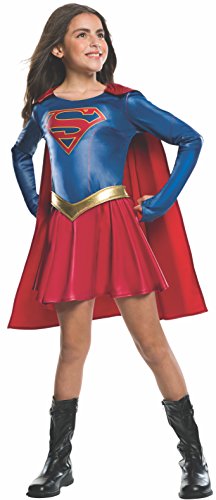 Rubies Disfraz oficial infantil para niñas de Supergirl de la serie de televisión, tamaño mediano