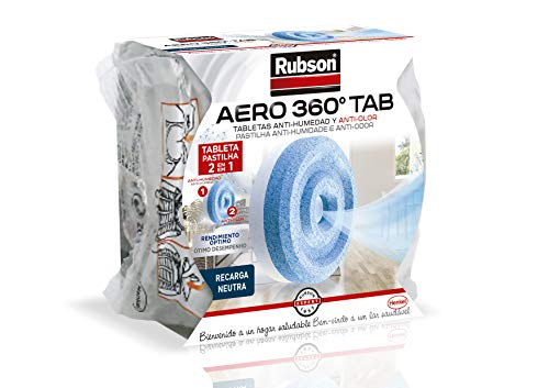 Rubson AERO 360° Tableta de recambio de olor neutro para deshumidificador Rubson, 1 x 450 g Rubson AERO 360° Tableta de recambio de olor neutro para deshumidificador Rubson, 1 x 450 g