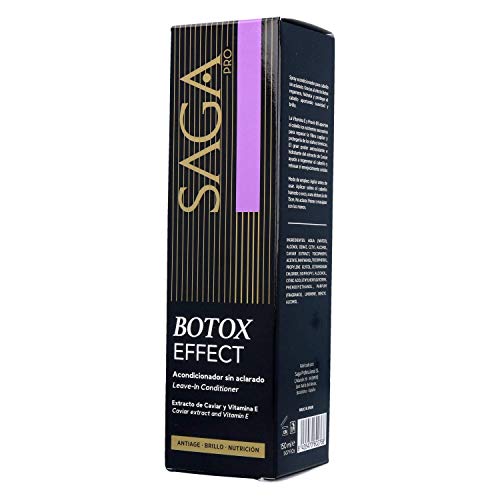 Saga, Negro, Pro Botox Effect Leave In Acondicionador 150 ml