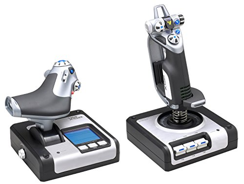 Saitek Pro Flight Joystick Throttle X52 Hotas Sistema de Control para simuladores de Vuelo en PC