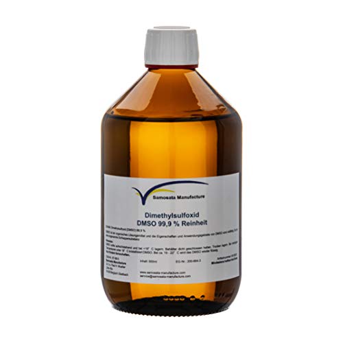Samosata - Frasco de dimetilsulfóxido con un 99,9 % de pureza, 500 ml