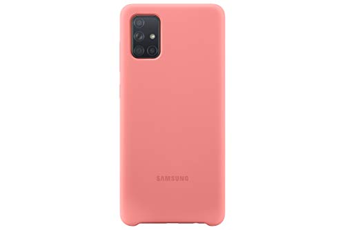 Samsung A71 - Carcasa de silicona, color Rosa Samsung A71 - Carcasa de silicona, color Rosa