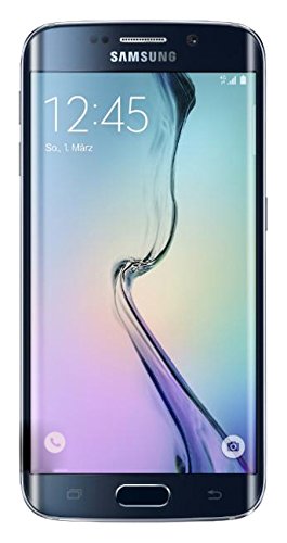 Samsung Galaxy S6 Edge - Smartphone libre Android (pantalla 5.1", cámara 16 Mp, 32 GB, Quad-Core 2.1 GHz, 3 GB RAM), negro- Versión Extranjera
