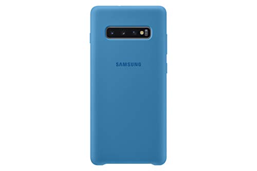 Samsung Silicone Cover, funda oficial para Samsung Galaxy 10+, color azul