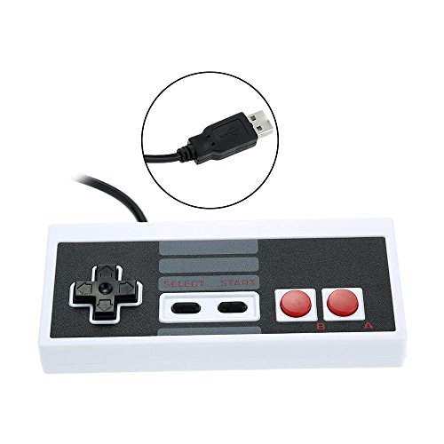 SATKIT Nintendo NES PC GamePad Controlador para PC de Windows USB