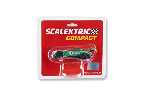 Scalextric- Mercedes AMG GT3#6 Green Compact Coche (Scale Competition Xtreme,SL 1)