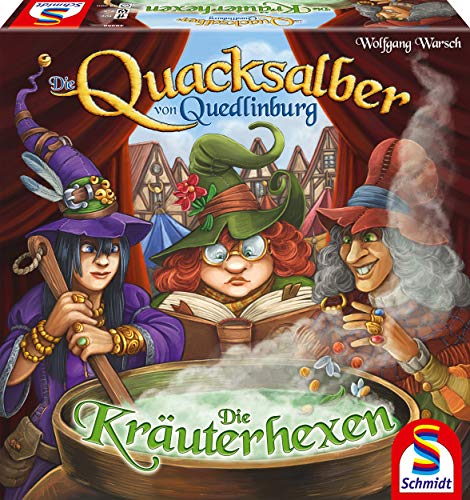 Schmidt Spiele 49358 Die Quacksalber Von Quedlinburg Die KräuterBruen, ampliación al Juego de Conocimiento el año 2018, Multicolor