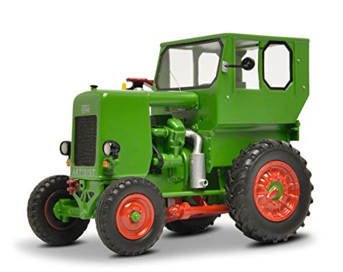 Schuco 450911000 IFA RS 03 - Maqueta de Tractor Aktivist (Escala 1:32, Resina, edición Limitada), Color Verde