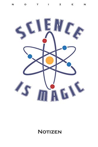 Science Is Magic Nerd Notizbuch: Kariertes Notizbuch für alle Nerds, Chippies und Computerfreaks