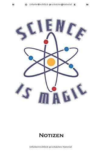 Science Is Magic Nerd Notizbuch: Punkteraster Notizbuch für alle Nerds, Chippies und Computerfreaks
