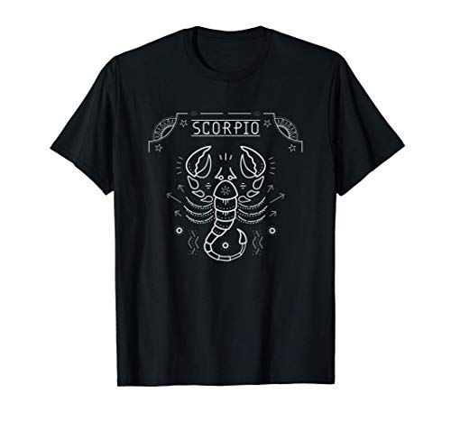 Scorpio Zodiac Sign Birthday Astrology Horoscope Gift Camiseta