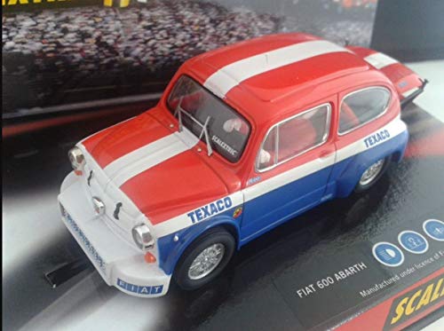 SCX Slot Scalextric 6177 Compatible Fiat 600 Abarth Texaco