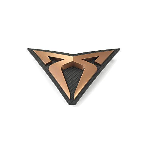Seat 575853679JRZH Emblema CUPRA Ateca Tuning Logo parrilla de cobre/carbono