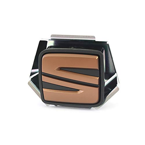 Seat 5F0827565DRZH - Manija de puerta de maletero con emblema de cobre de Seat Seat 5F0827565DRZH - Manija de puerta de maletero con emblema de cobre de Seat