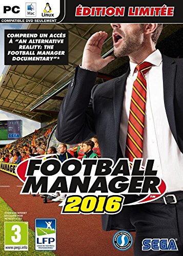 SEGA Football Manager 2016 Básico Mac / PC Inglés, Francés vídeo - Juego (Mac / PC, Deportes, Modo multijugador)