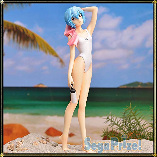 Sega Neon Genesis Evangelion: Rei Ayanami Premium Summer Beach Figura (Versión 1.5)