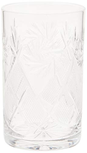 Set de 6 neman cristales, 8-oz hecho a mano Vintage ruso cristal té bebidas gafas para "Podstakannik," antiguo cristal Set de 6 neman cristales, 8-oz hecho a mano Vintage ruso cristal té bebidas gafas para "Podstakannik," antiguo cristal
