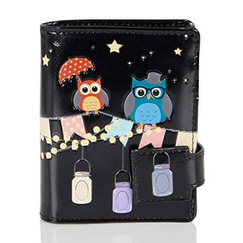 Shagwear - Monederos para Mujeres jóvenes diseños: (Patio Owl) Shagwear - Monederos para Mujeres jóvenes diseños: (Patio Owl)