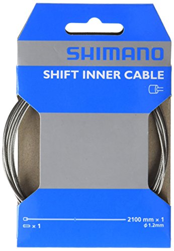Shimano Cable Standard para cambios, 1.2 x 2100 mm Shimano Cable Standard para cambios, 1.2 x 2100 mm