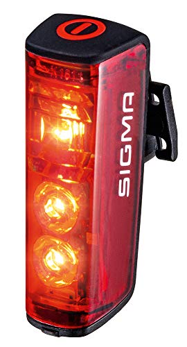 Sigma Sport - Blaze | Faro de Bicicleta LED | Faro Trasero con batería y con luz de Freno Que Cumple la normativa Alemana de tráfico