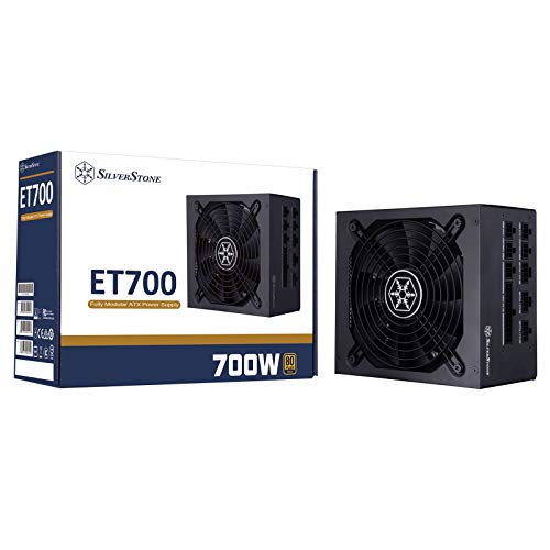 Silverstone SST-ET700-MG - Fuente de alimentación Strider Essential 750W, ATX, Modular, 80Plus Gold, Baja sonoridad 140mm