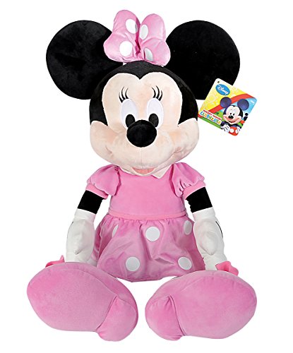 Simba 6315878713 Disney La Casa de Mickey - Peluche de Minnie básico (80 cm)